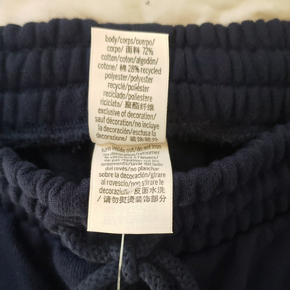 NWT TALL girl Friendly PINK Victoria's Secret Navy Drawstring Pants - Picture 9 of 17